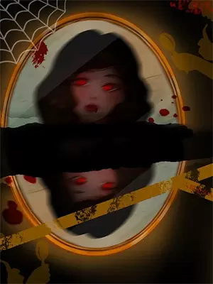 青铜镜里双生影