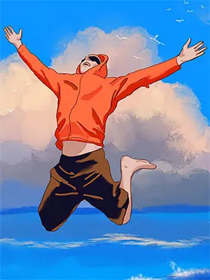 傲然立枝头